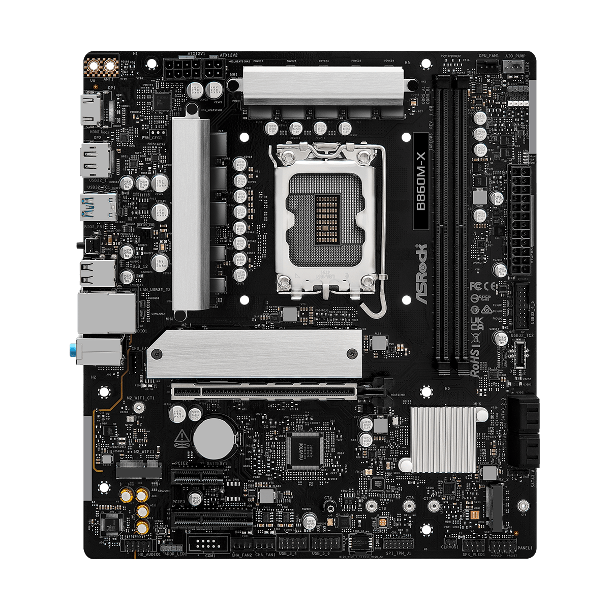 Pamatplate ASRock Intel B860 B860M-X (90-MXBRX0-A0UAYZ)