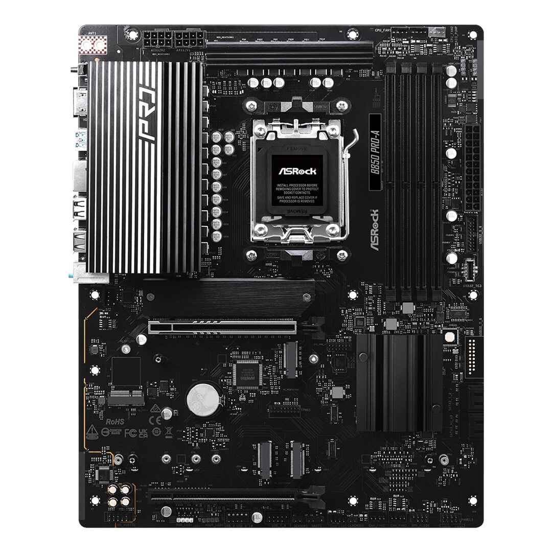 Pamatplate ASRock B850 Pro-A Black (90-MXBQM0-A0UAYZ)