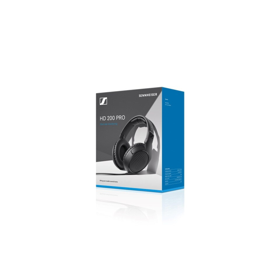 Austiņas Sennheiser HD 200 PRO (S507182) - foto 4