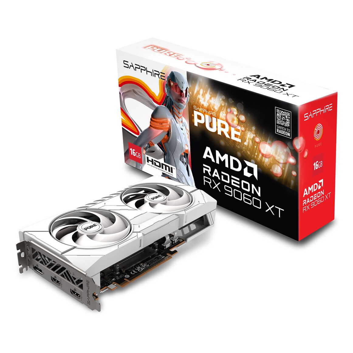 Videokarte SAPPHIRE PURE RX 9060 XT GAMING OC 16 GB (11350-02-20G) - foto 3