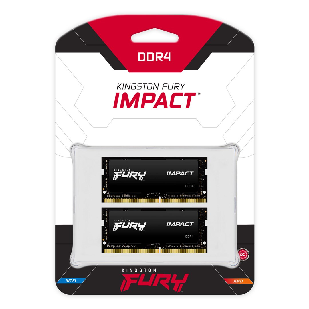 Operatīvā atmiņa Kingston FURY Impact 64GB 3200MHz DDR4 CL20 (KF432S20IBK2/64) - foto 2