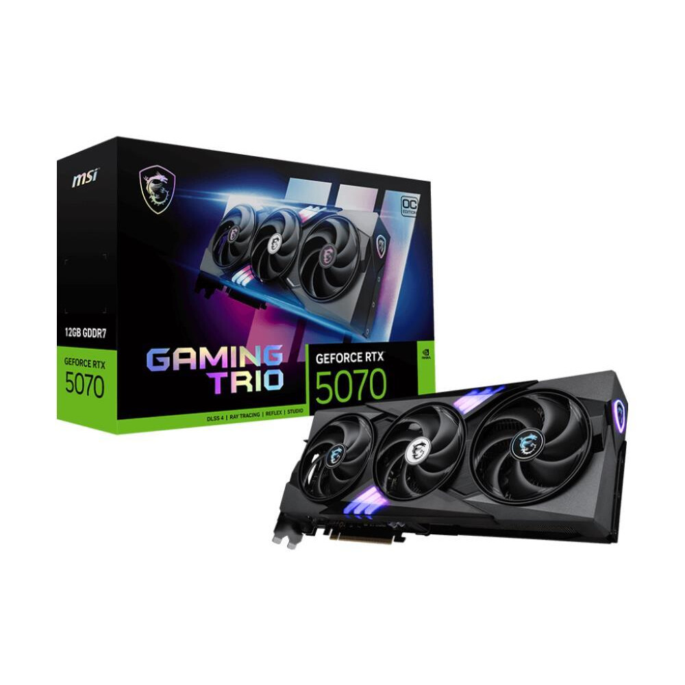 Videokarte MSI GeForce RTX 5070 GAMING TRIO OC 12GB GDDR7 Black (V532-019R) - foto 6