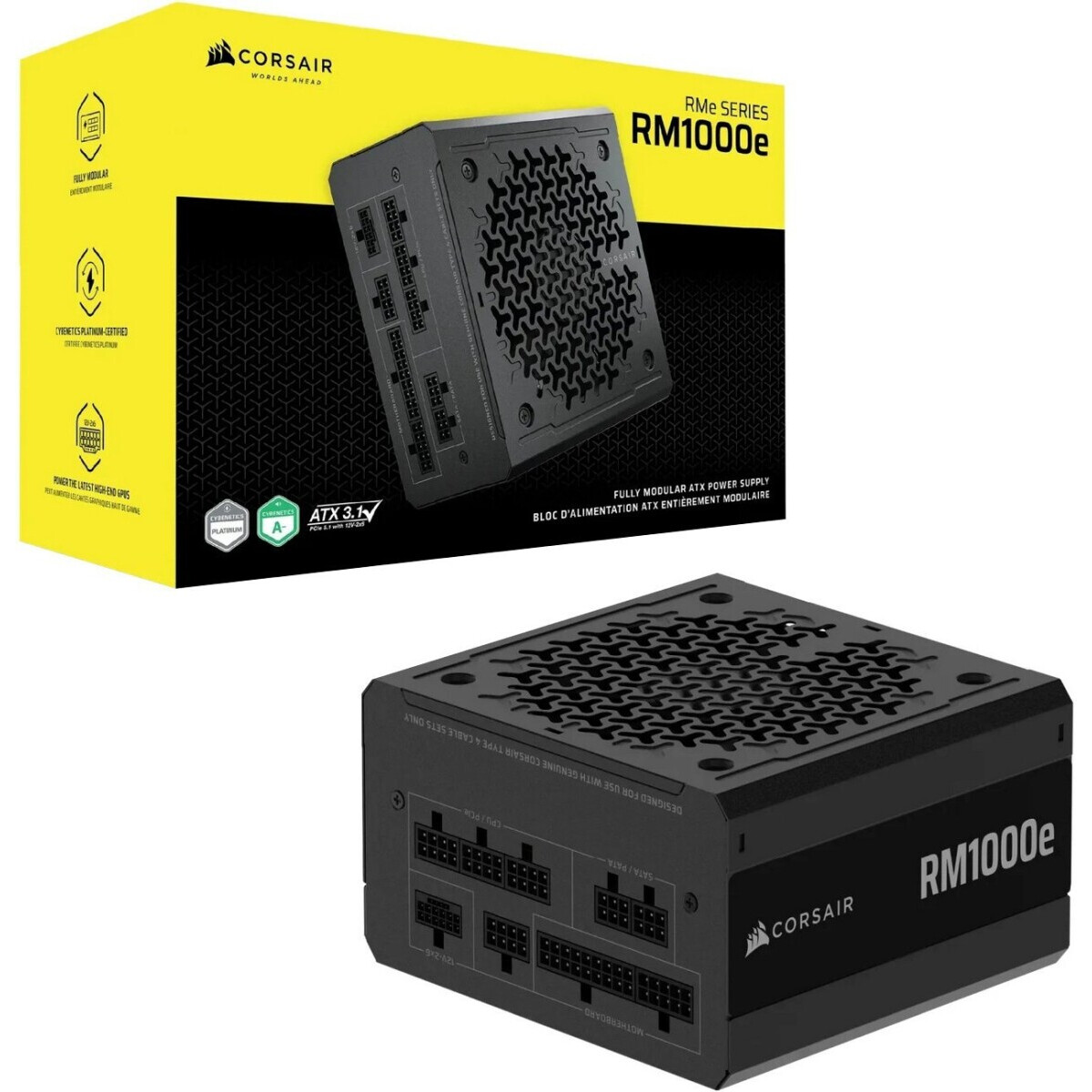 Barošanas bloks Corsair RMe Series RM1000e 1000W (CP-9020297-EU) - foto 6