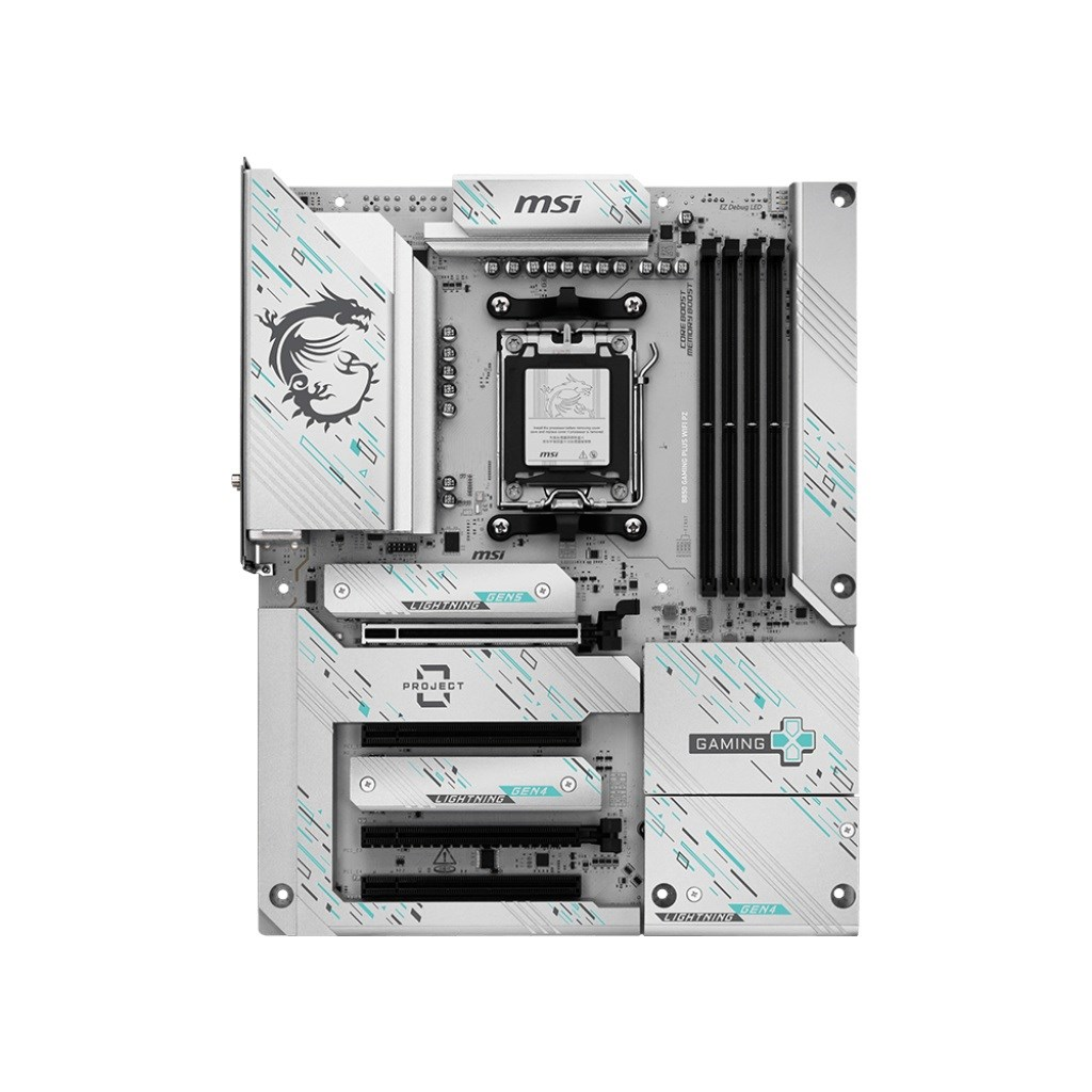 Pamatplate MSI B850 GAMING PLUS WIFI PZ White