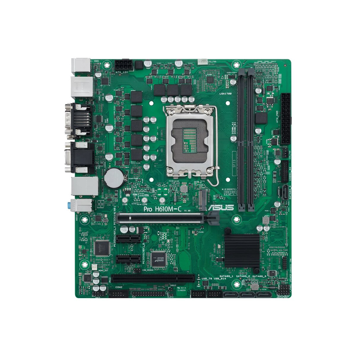 Pamatplate ASUS H610 PRO H610M-C-CSM Green (90MB1AT0-M0EAYC)