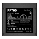 Barošanas bloks DeepCool PF700X 700W 80 PLUS Black (R-PF700XHD0B-JGEU)