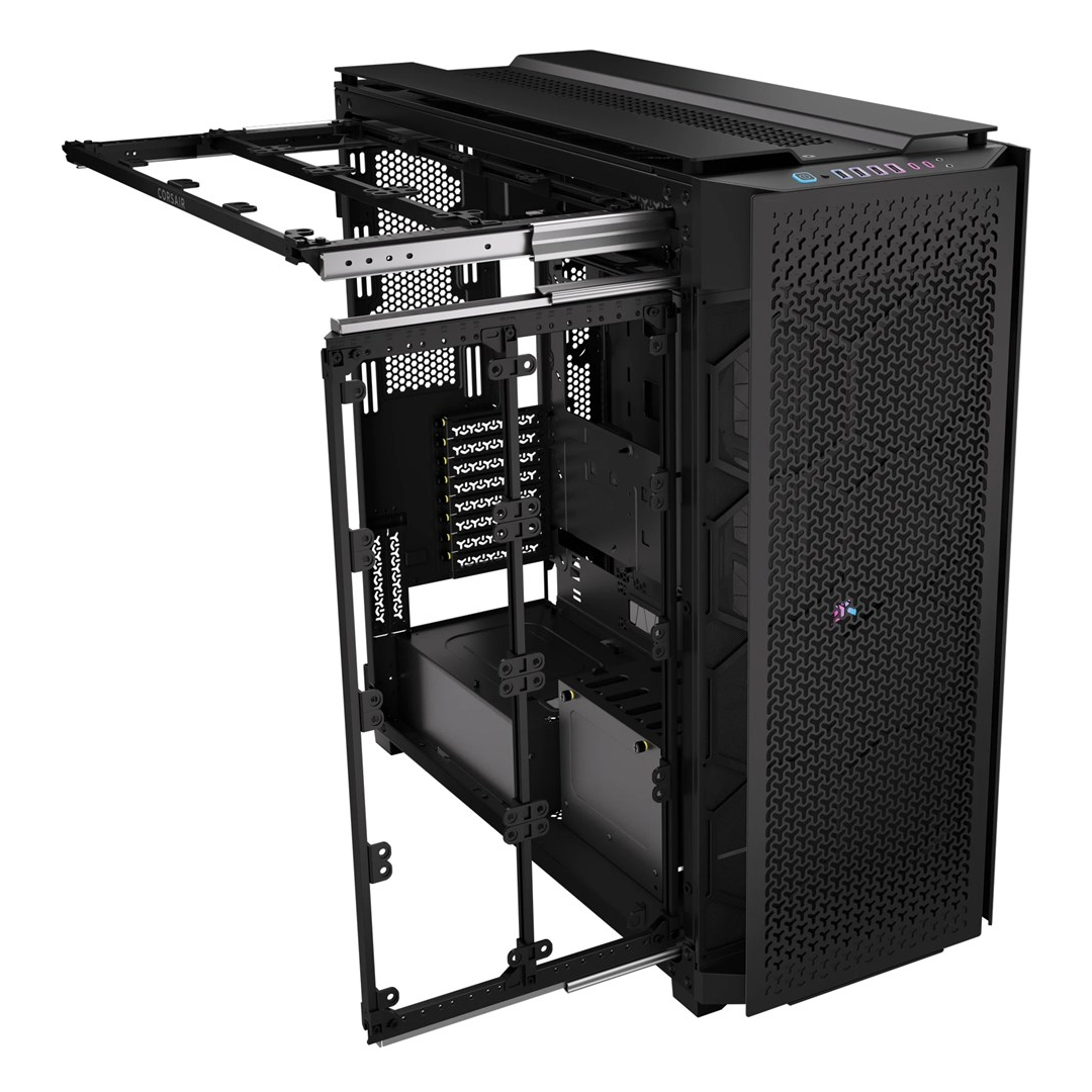 Datoru korpuss Corsair 9000D RGB AIRFLOW Black (CC-9011273-WW) - foto 2