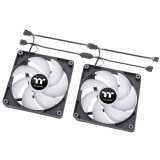 Gehäuselüfter Thermaltake CT140 ARGB Sync Fan Black (2-Fan Pack) (CL-F150-PL14SW-A)