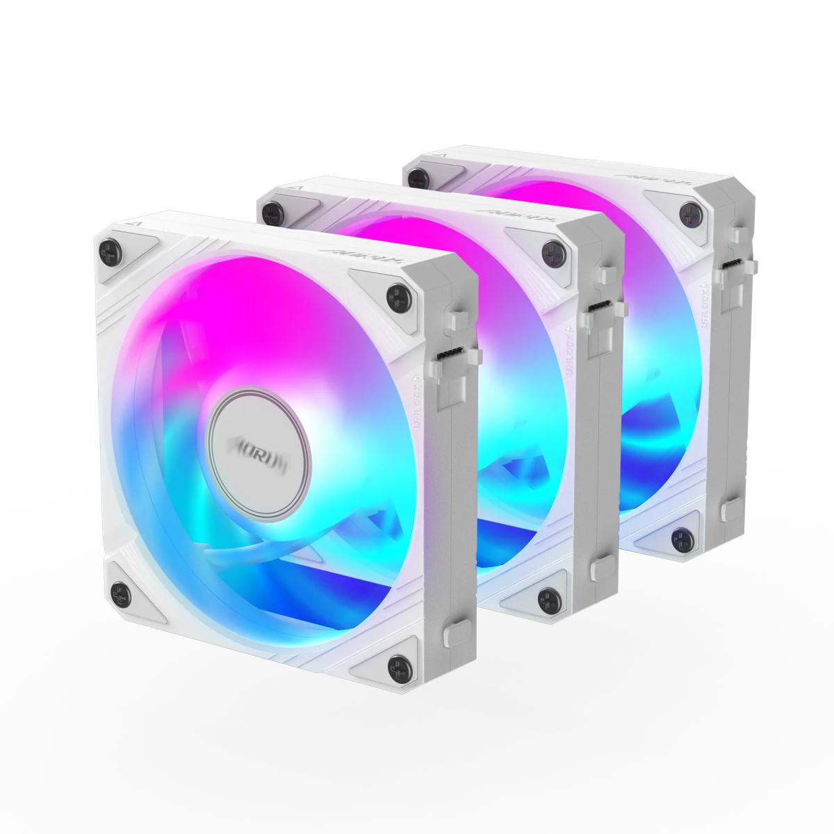 Korpusa dzesētājs Gigabyte AORUS EZ CHAIN FAN 120 ICE (GP-ECFAN1203 ICE) - foto 3