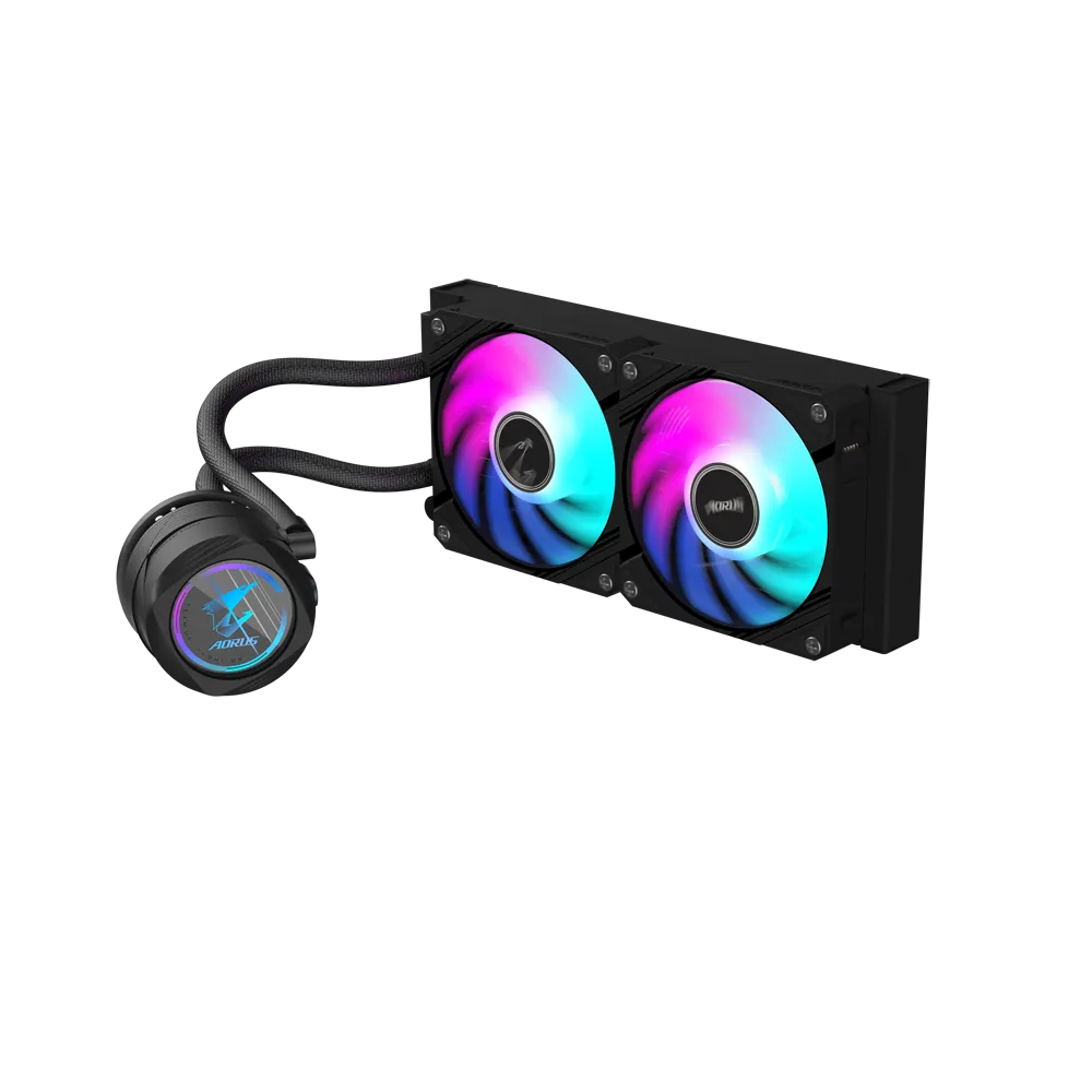 Dzesētājs Gigabyte AORUS WATERFORCE II 240 AIO Black - GP-AORUS WATERFORCE II 240 - foto 2