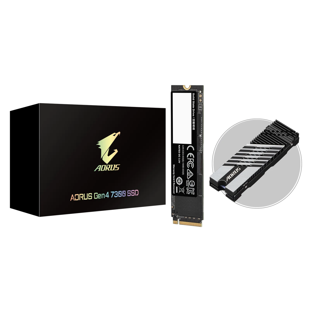 SSD Gigabyte AORUS Gen4 7300 1TB (AG4731TB N) - foto 4