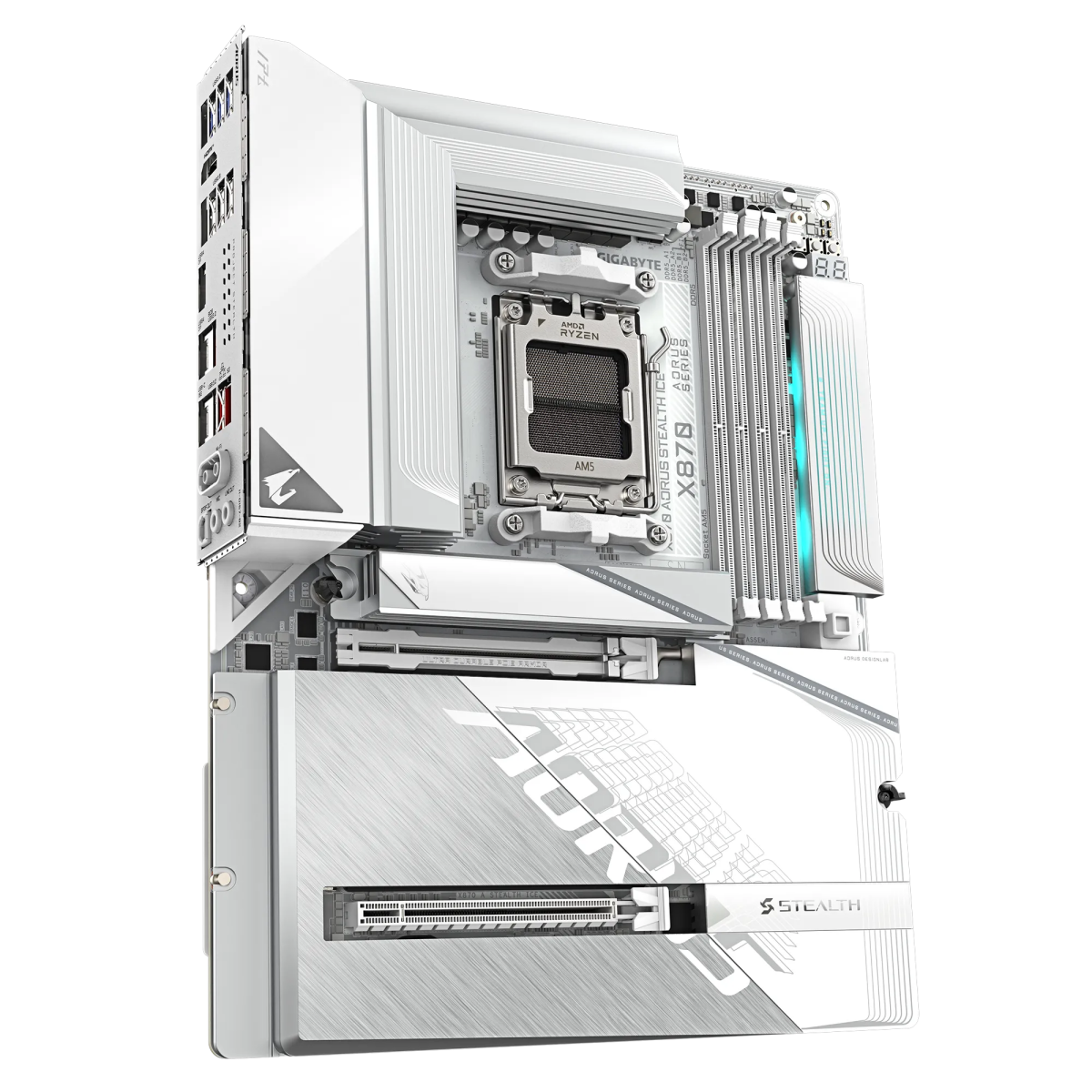 Pamatplate Gigabyte X870 A STEALTH ICE White - foto 4