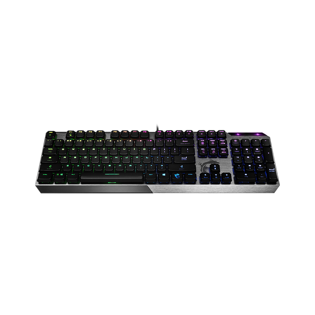 Tastatūra MSI VIGOR GK50 KEYBOARD LOW PROFILE US (S11-04US254-GA7) - foto 4