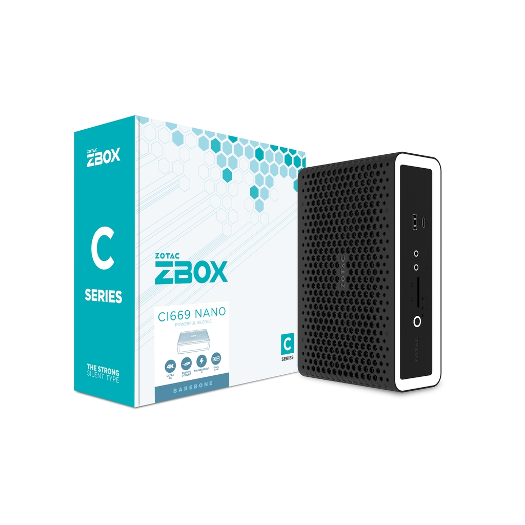 Desktop-Computer ZOTAC ZBOX CI669 Nano (ZBOX-CI669NANO-BE)