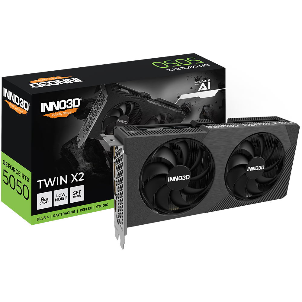 Grafikkarte INNO3D GEFORCE RTX 5050 8GB TWIN X2 (N50502-08D6-174071N)