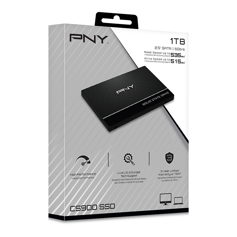 SSD PNY CS900 2.5'' SATA III 1TB (SSD7CS900-1TB-RB) - foto 2