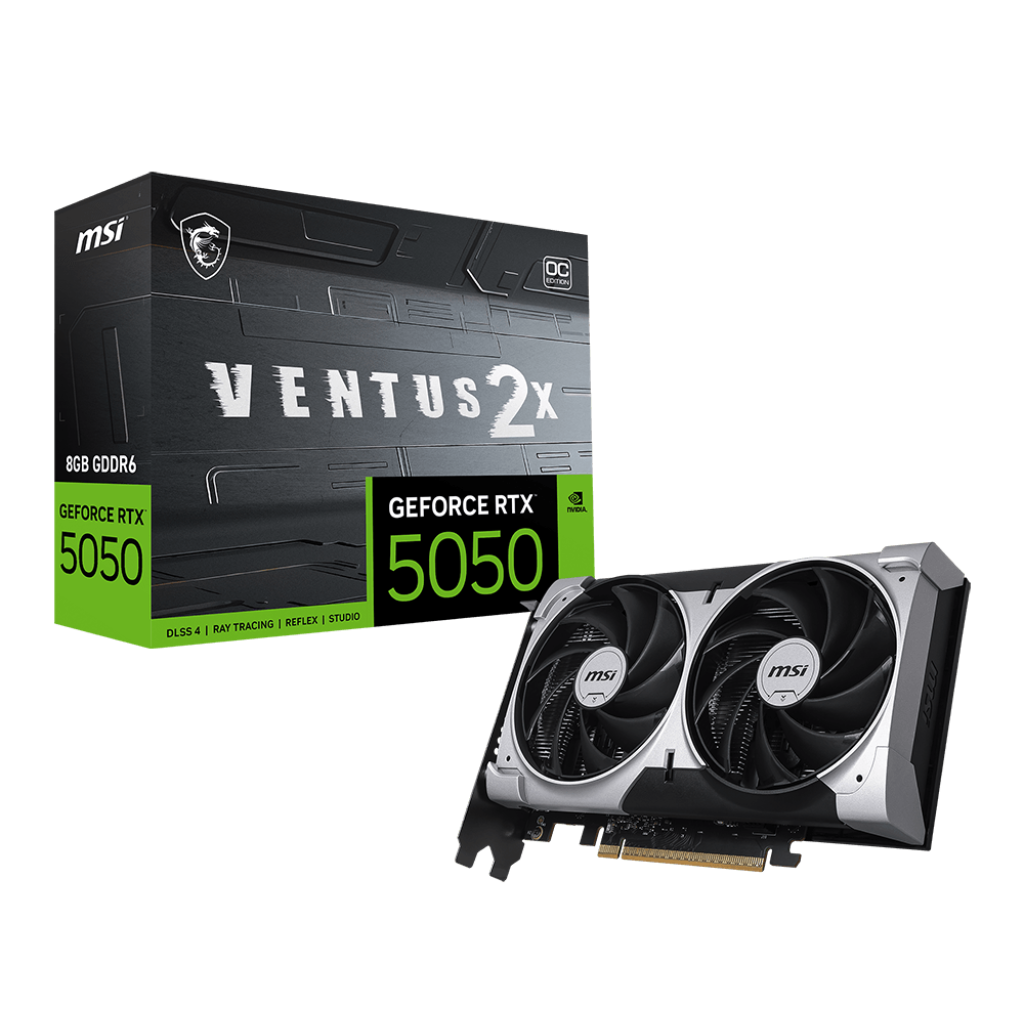 Videokarte MSI GeForce RTX 5050 8G VENTUS 2X OC - foto 4