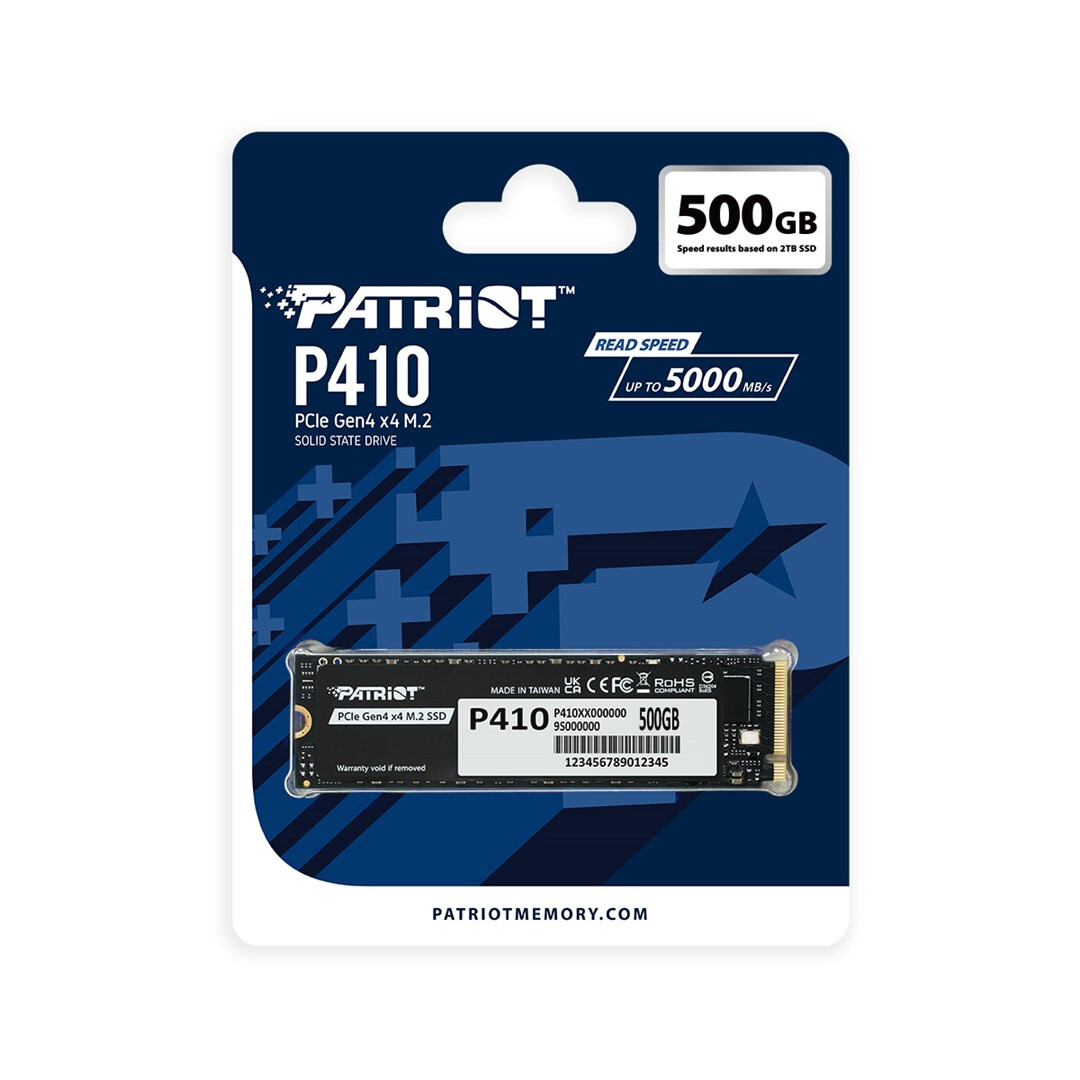 SSD Patriot Viper P410 500GB Black (P410P500GM28H) - foto 2