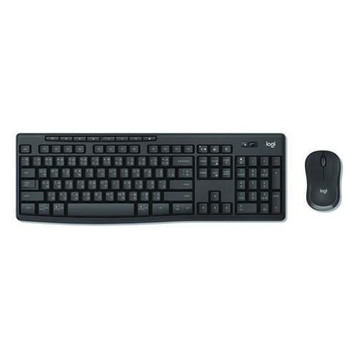 Tastatūra + pele Logitech MK370 Graphite (920-011887)