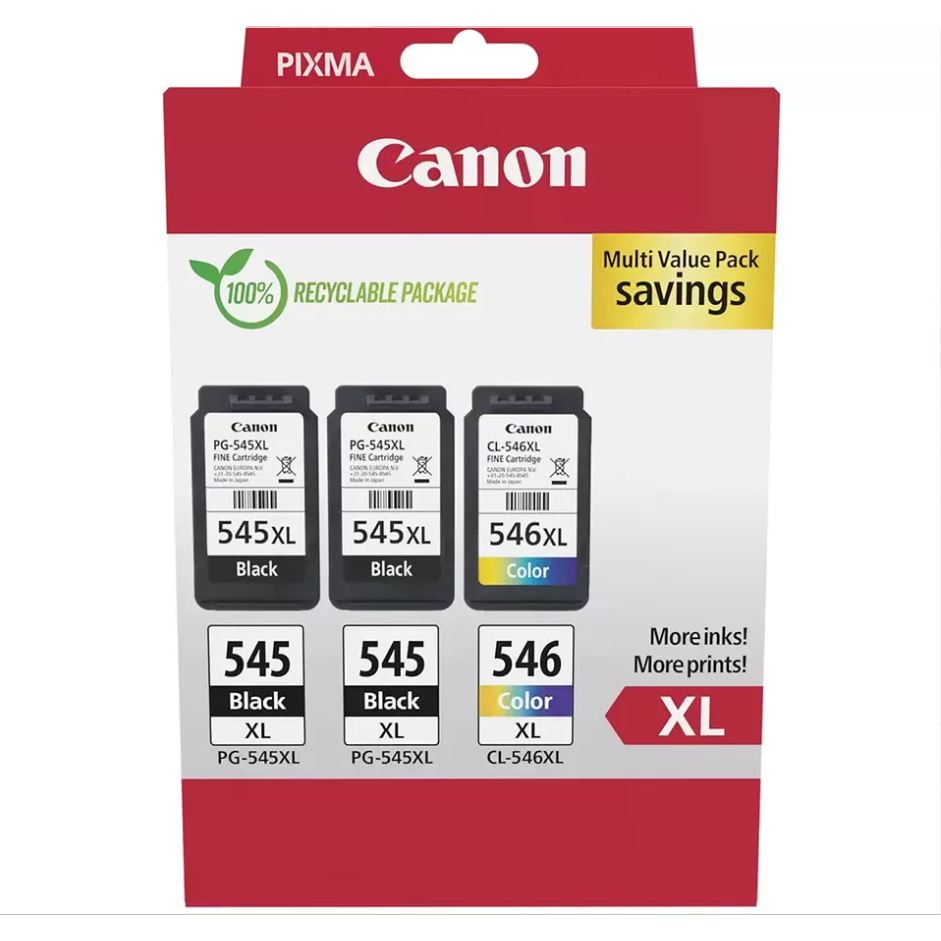 Druckkopfpatrone Canon PG-545XLX2/CL-546XL MULTI (8286B013)