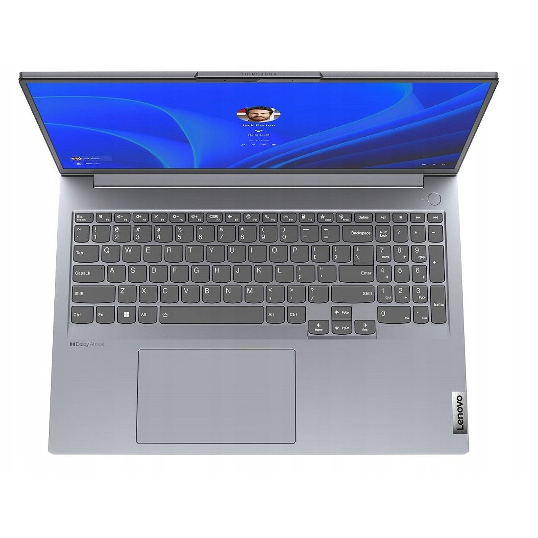 Portatīvais dators Lenovo ThinkBook 16 G7 AMD Ryzen 5 7535HS Grey (21MW00AYGE) - foto 5