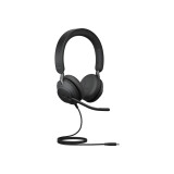 Kopfhörer JABRA Evolve2 40 SE USB-C MS Stereo Black (24189-999-799)