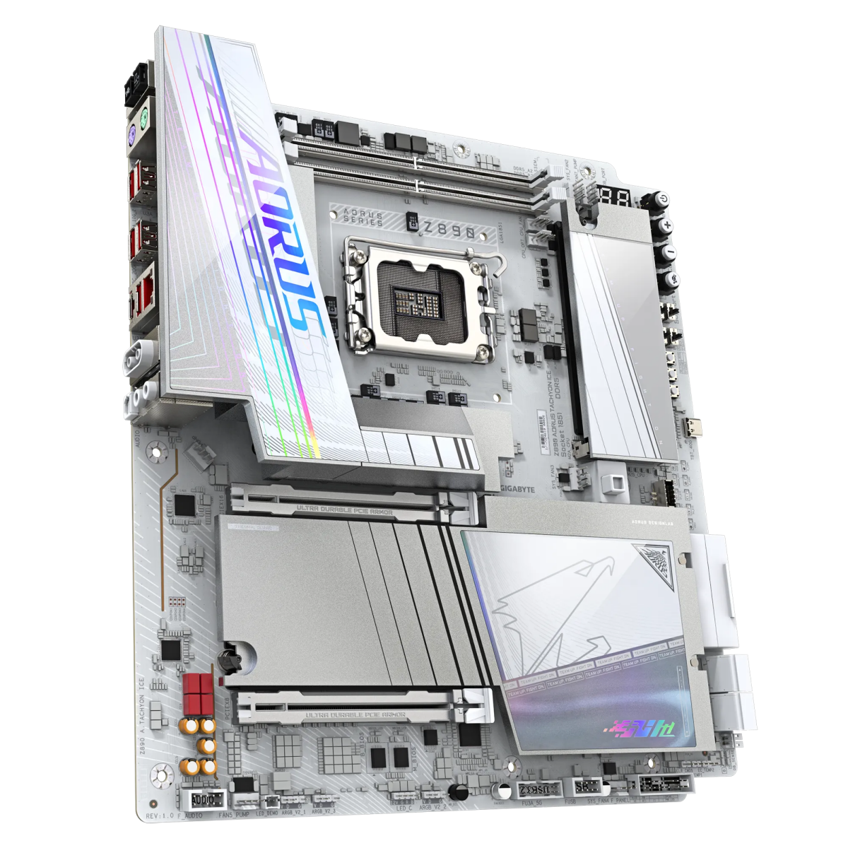 Pamatplate Gigabyte Z890 A TACHYON ICE White - foto 3