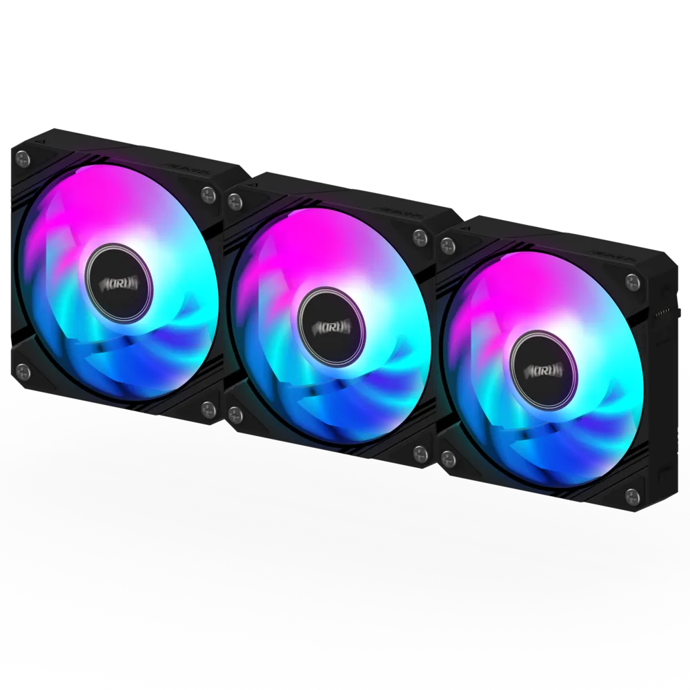 Korpusa dzesētājs Gigabyte AORUS EZ CHAIN 120 Black - GP-ECFAN1203