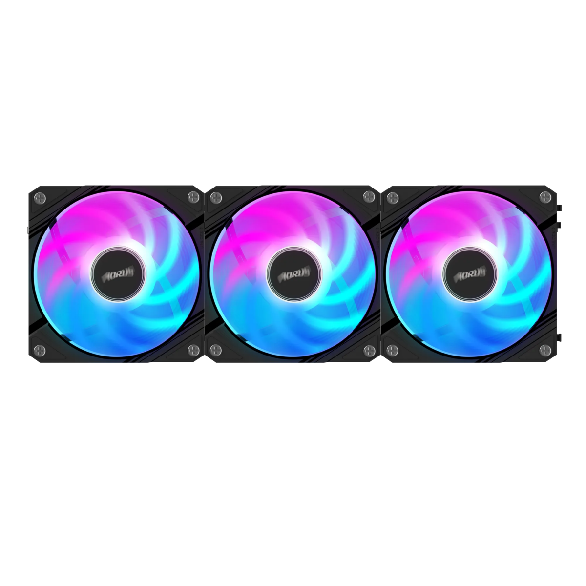 Korpusa dzesētājs Gigabyte AORUS EZ CHAIN 120 Black - GP-ECFAN1203 - foto 2