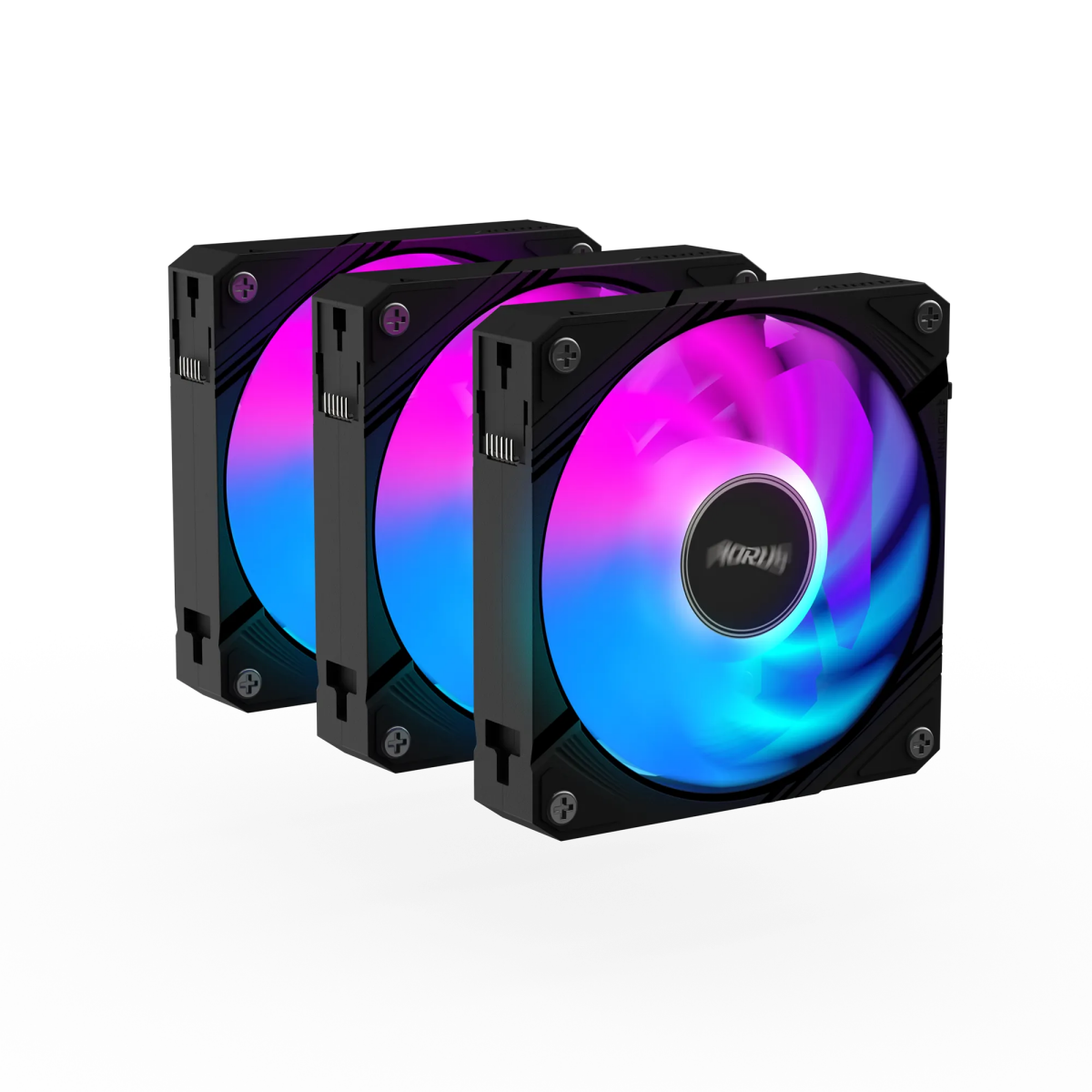 Korpusa dzesētājs Gigabyte AORUS EZ CHAIN 120 Black - GP-ECFAN1203 - foto 3