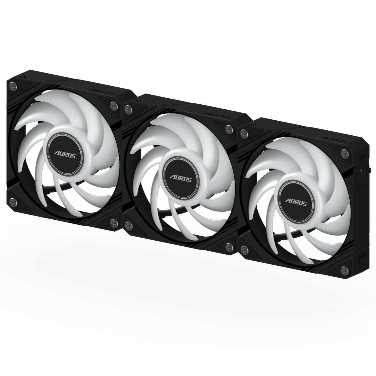 Korpusa dzesētājs Gigabyte AORUS EZ CHAIN 120 Black - GP-ECFAN1203 - foto 4