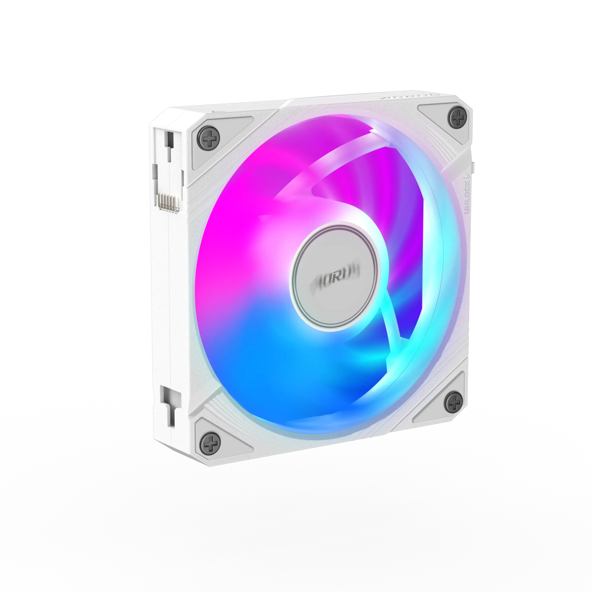 Korpusa dzesētājs Gigabyte AORUS EZ CHAIN 120 ICE White - GP-ECFAN1201 ICE - foto 3