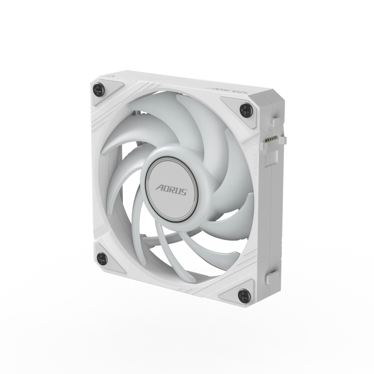 Korpusa dzesētājs Gigabyte AORUS EZ CHAIN 120 ICE White - GP-ECFAN1201 ICE - foto 4