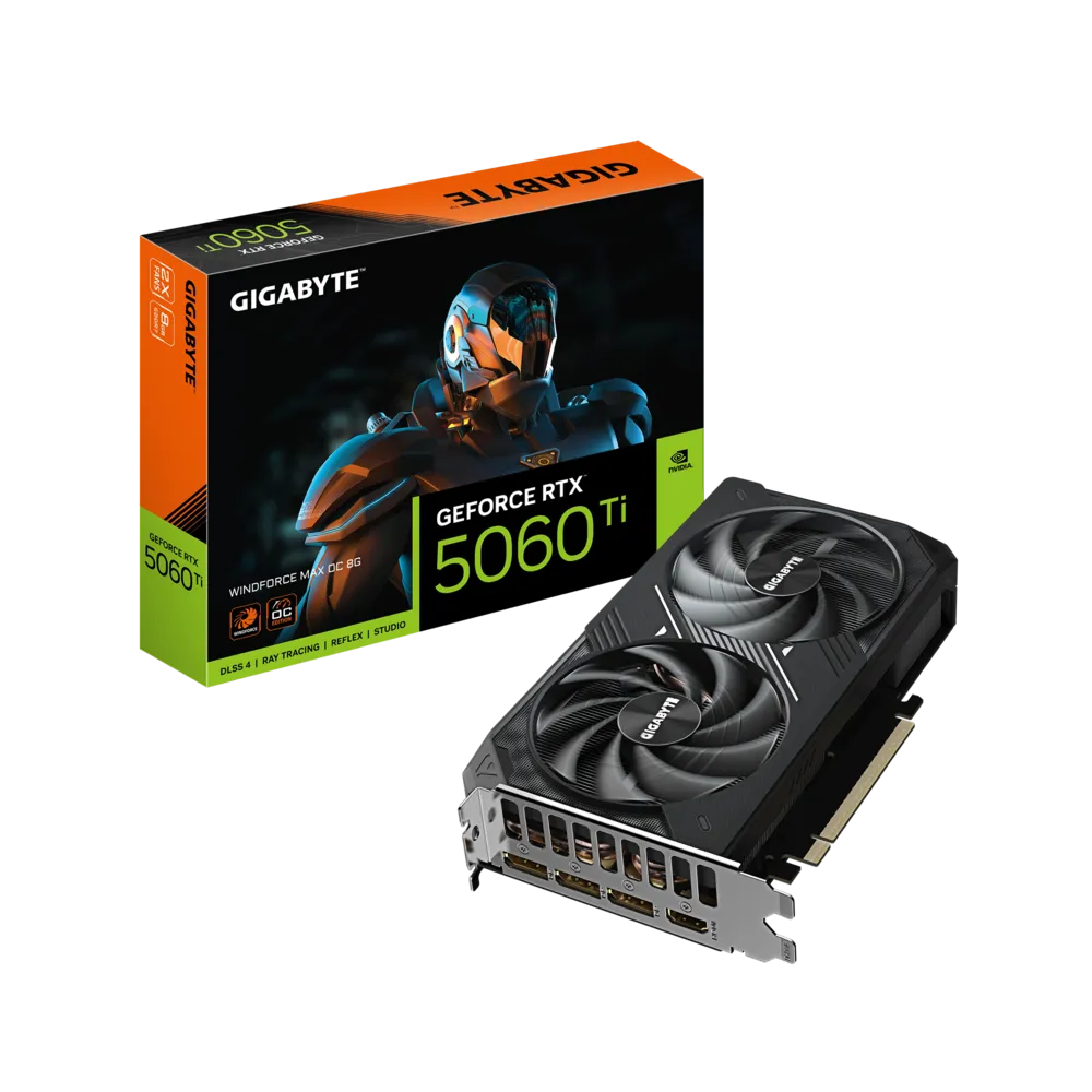 Videokarte Gigabyte GeForce RTX 5060 Ti WINDFORCE MAX OC 8GB (GV-N506TWF2MAX OC-8GD) - foto 4