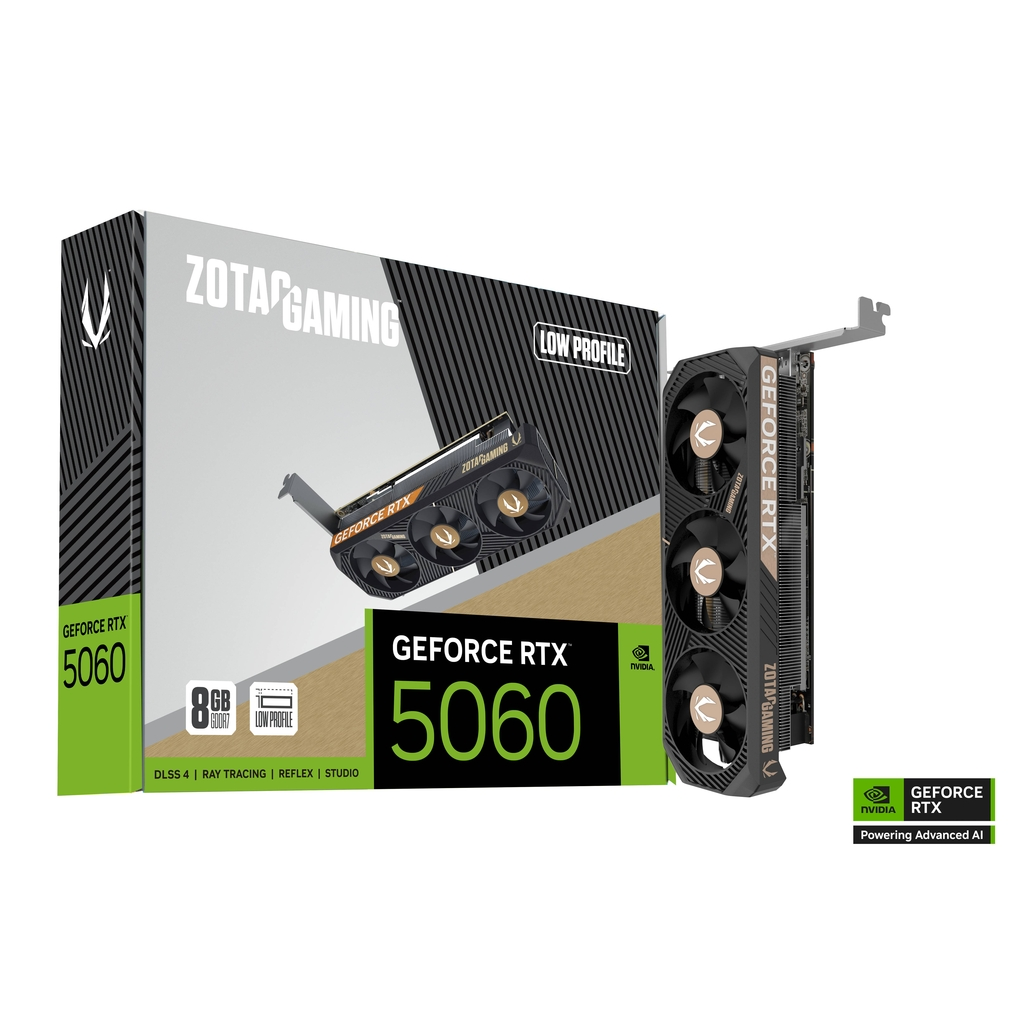 Videokarte Zotac GAMING GeForce RTX 5060 Low Profile NVIDIA 8 GB GDDR7  (ZT-B50600L-10L) - foto 4