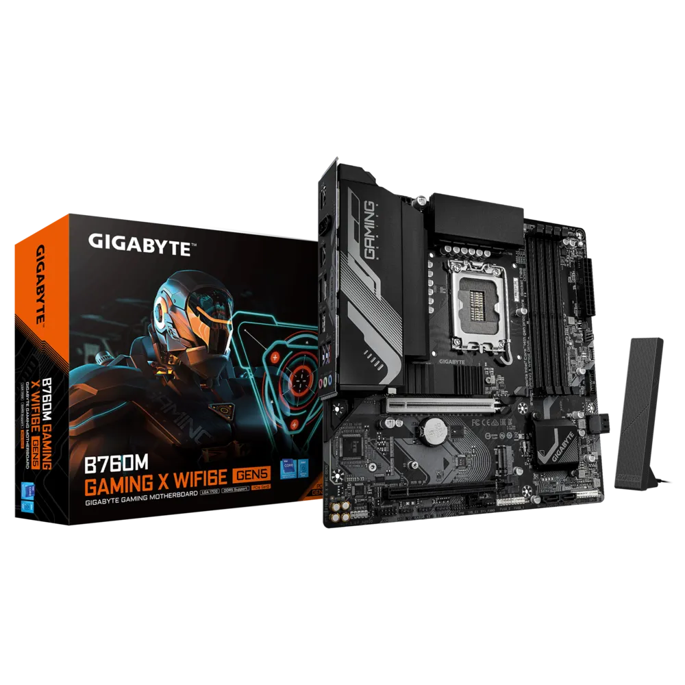 Pamatplate Gigabyte B760M G X WF6E GEN5 Black
