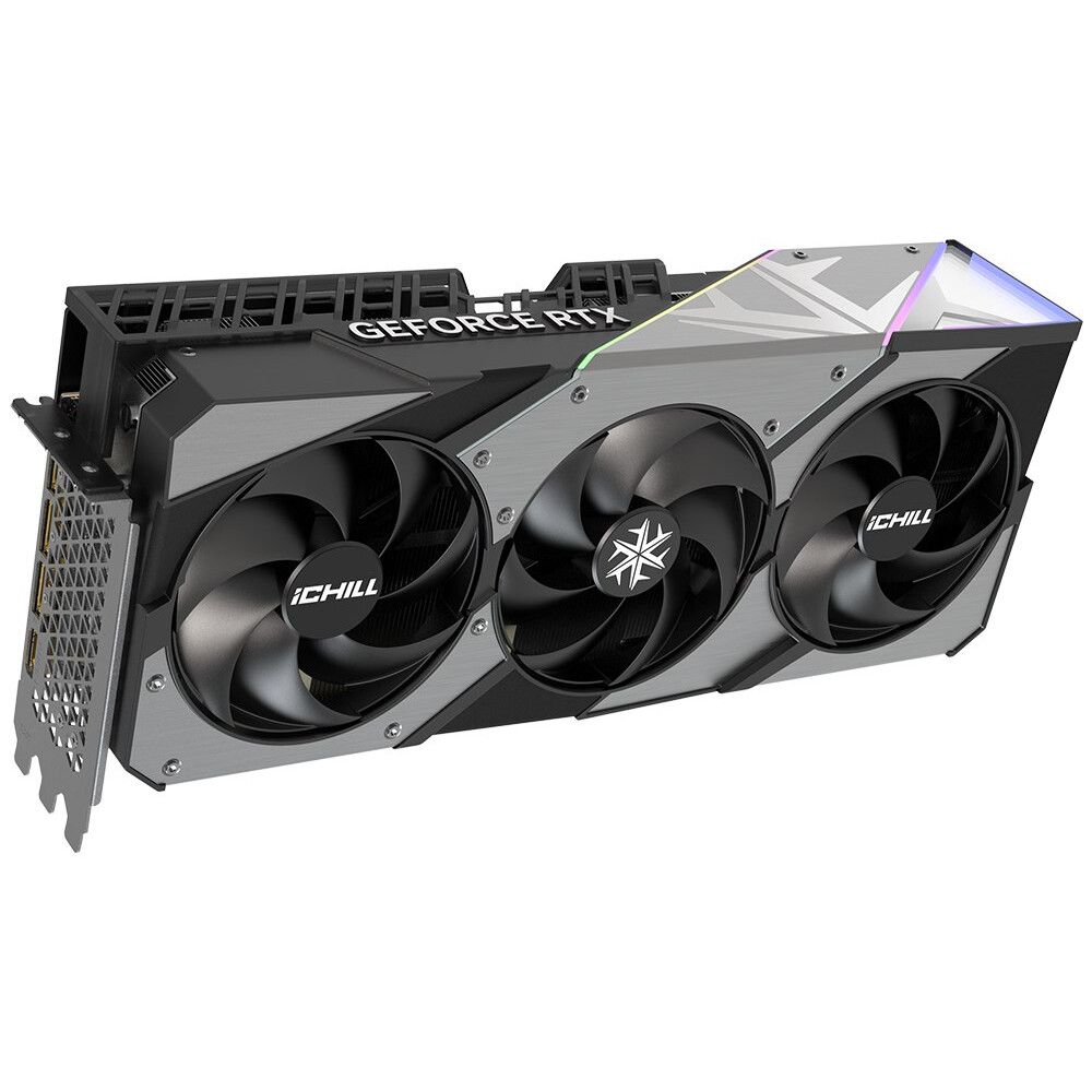 Videokarte Inno3D GeForce RTX 5070 Ti iChill X3 16 GB GDDR7 Grey (C507T3-16D7X-176069R)