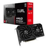 Videokarte ASUS Dual AMD Radeon RX 9060 XT 16GB GDDR6 Black (DUAL-RX9060XT-16G)