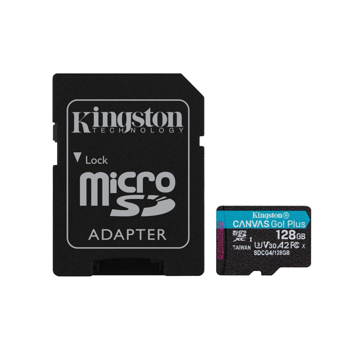 Atmiņas karte Kingston Technology 128GB Canvas Go Plus Black (SDCG4/128GB)