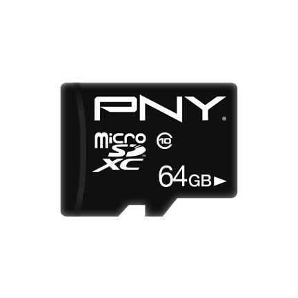 Atmiņas kartes PNY Performance Plus 64 GB MicroSDXC Black (P-SDU64G10PPL-GE) - foto 2