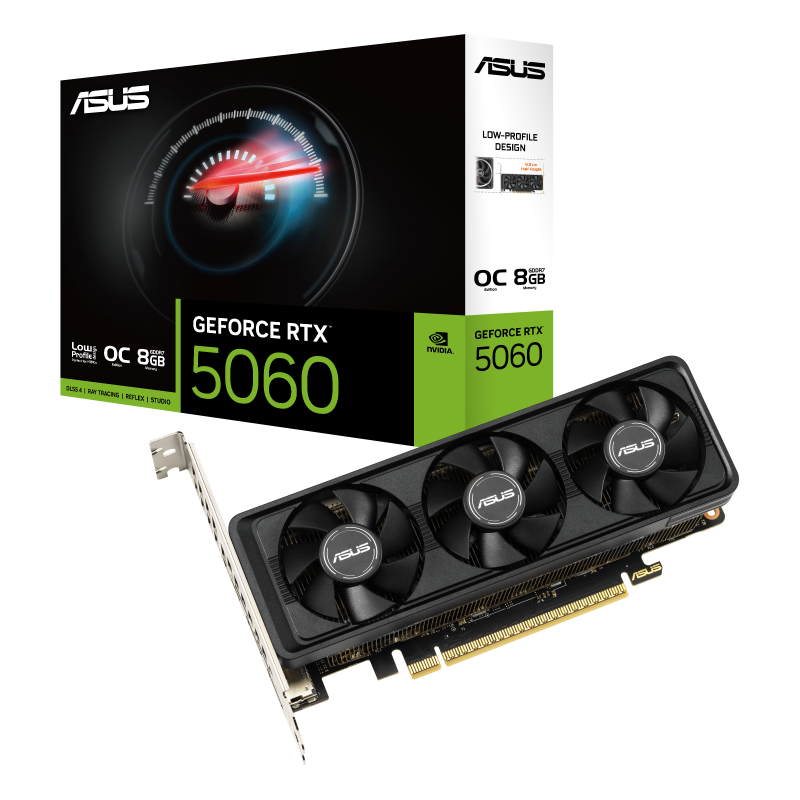 Videokarte ASUS GeForce RTX 5060 OC 8GB LP BRK (90YV0N90-M0NA00)