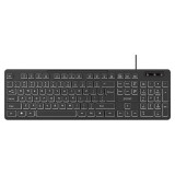 Tastatūra Savio KB-04 Black
