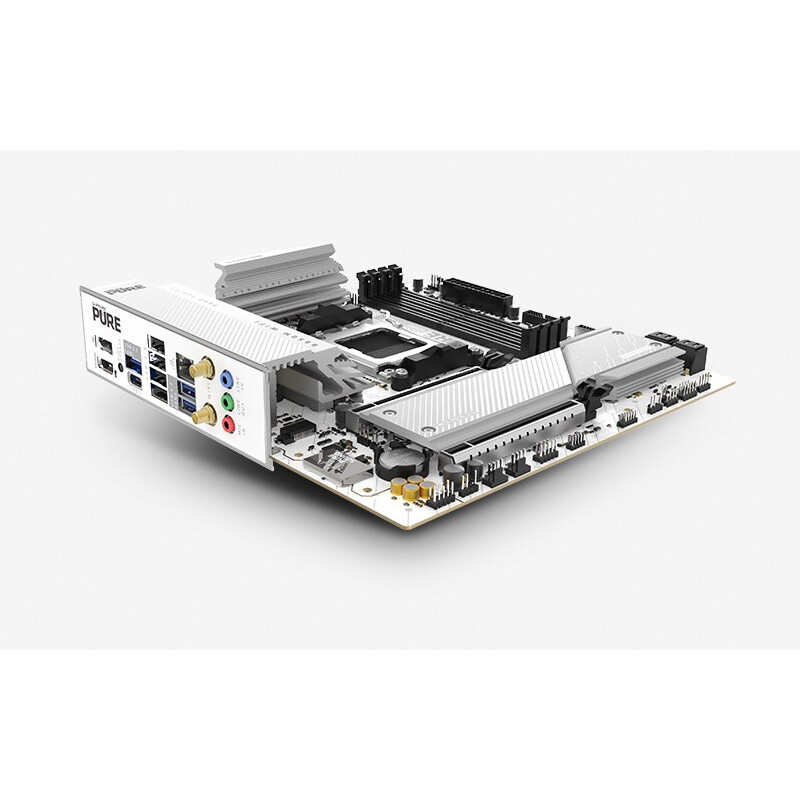 Pamatplate Sapphire AMD B850 Pure B850M WiFi White (52123-02-40G) - foto 3