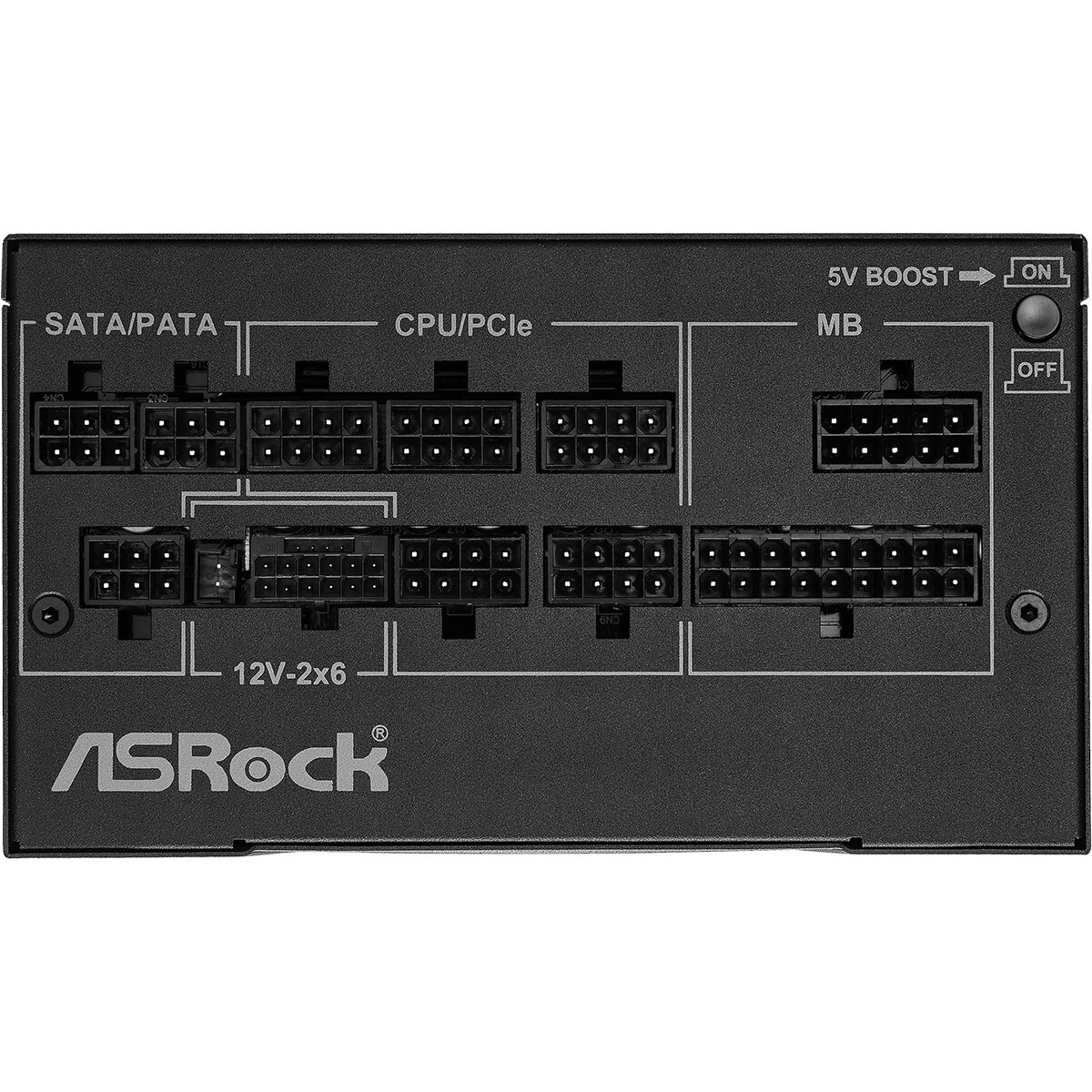 Asrock Phantom Gaming PG-1000G 750 W 20+4 pin ATX Black (90-UXP100-GFEAAB) - foto 2