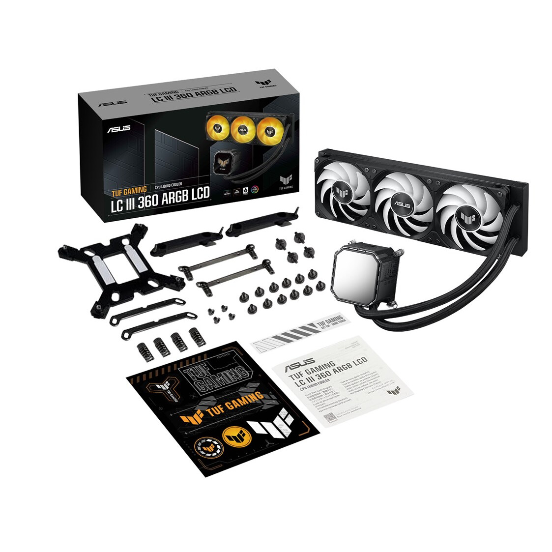 Prozessorkühler ASUS TUF Gaming LC III 360 ARGB LCD 12 cm Black (90RC01A1-B0EAY0) - Foto 4