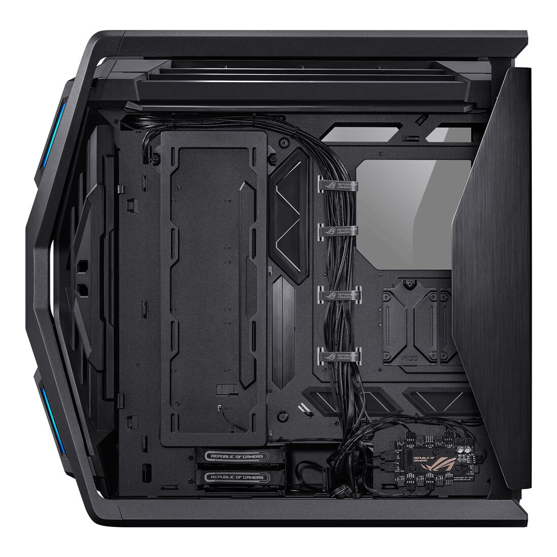 Datoru korpuss ASUS ROG Hyperion GR701 BTF Edition Black (90DC00F0-B39020) - foto 2