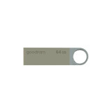 USB zibatmiņa Goodram UUN2 USB 2.0 64 GB Silver (UUN2-0640S0R11)
