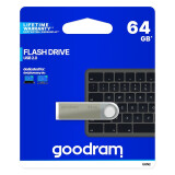 USB zibatmiņa Goodram UUN2 USB 2.0 64 GB Silver (UUN2-0640S0R11)