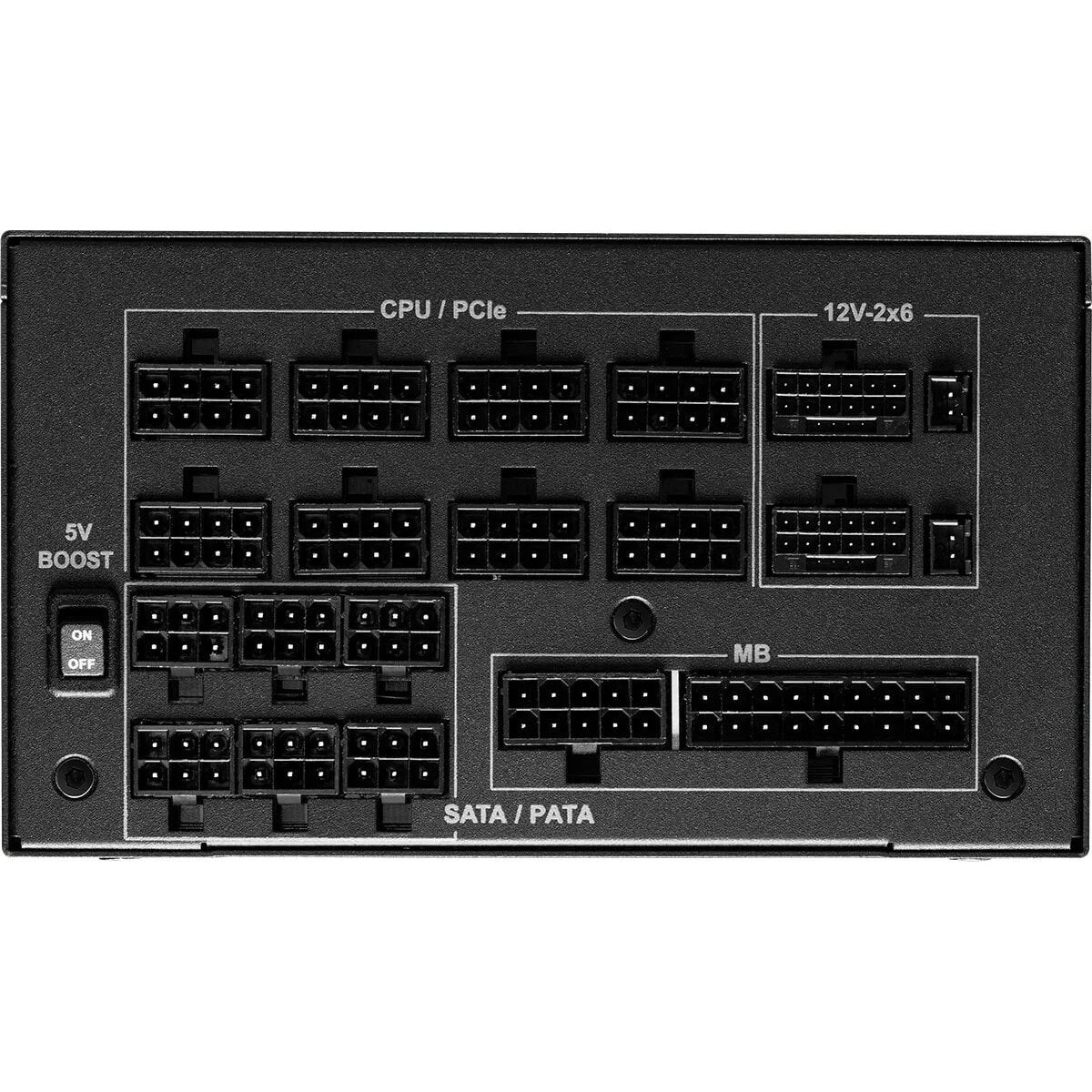 Barošanas bloks ASRock Phantom Gaming 1600W (PG-1600G) Black (90-UXP160-GFEAAB) - foto 2