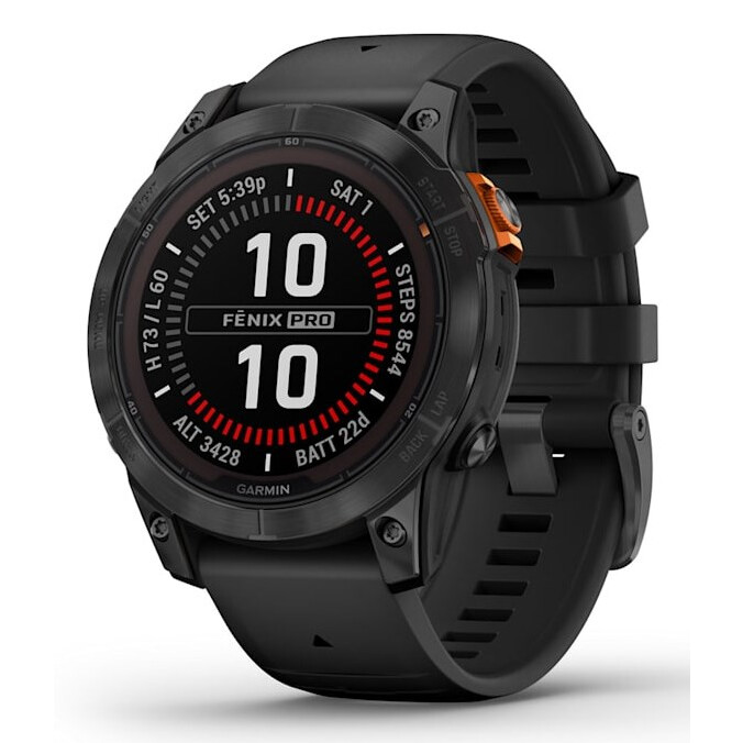Garmin fenix 7 Pro Solar Edition 1.3" MIP 47 mm Black and Grey (010-02777-01)
